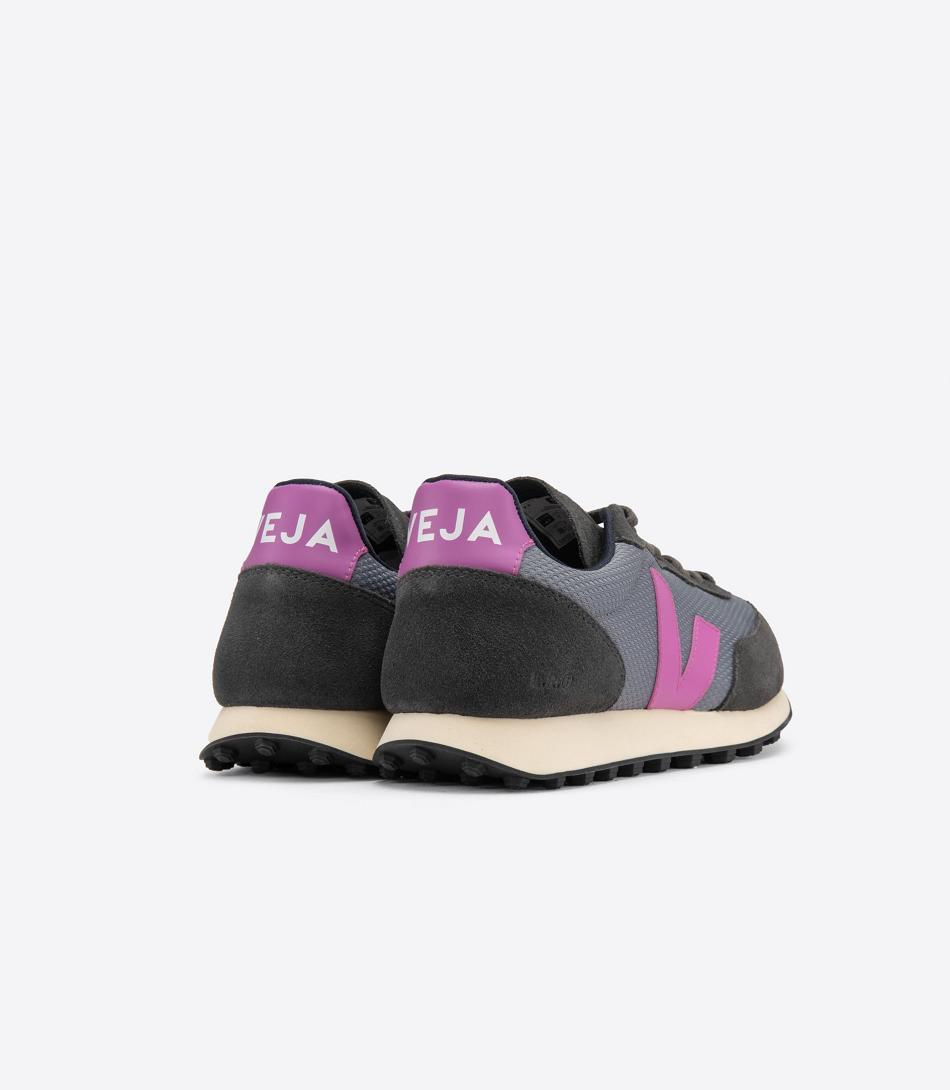 Black Veja Rio Branco Alveomesh Concrete Ultraviolet Outlet Adults | MNZHR66230