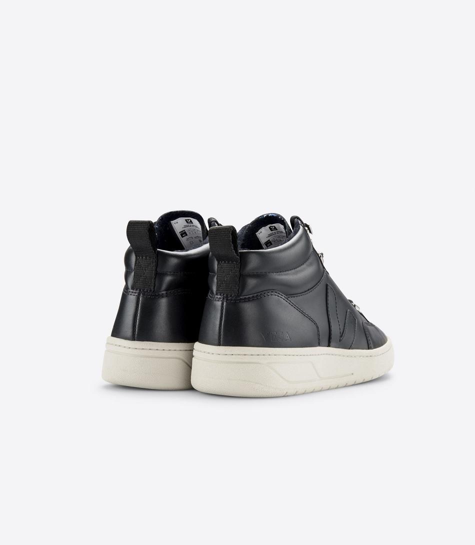 Black Veja Roraima Leather Pierre Sole Outlet Adults | SNZVO33701