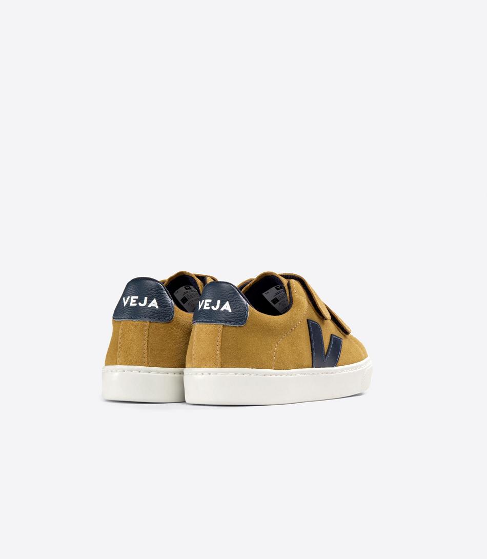 Brown Veja Suede Camel Nautico Kids\' Esplar | ENZHC61013