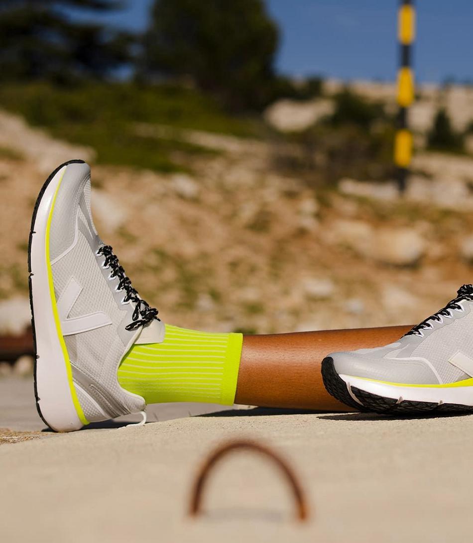 Grey Silver Veja Condor 2 Alveomesh Sneakers Road Running Shoes | NZJVR10646