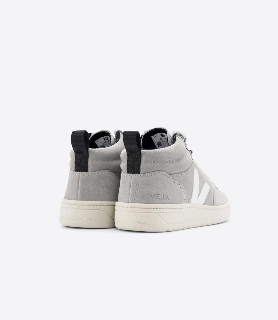 Grey White Veja Roraima Suede Oxford Outlet Adults | QNZUV94369