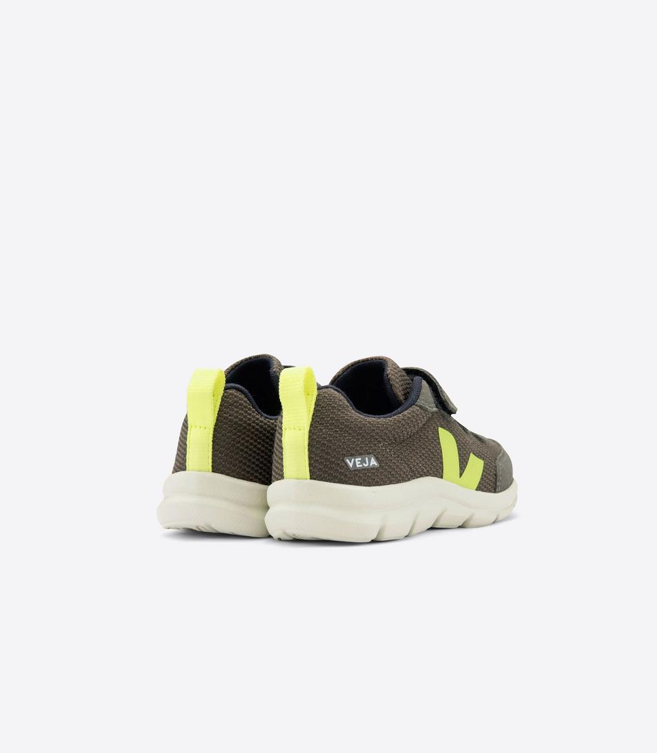 Olive Veja Gorilla B-mesh Jaune Fluo Outlet Kids | ANZWC45717