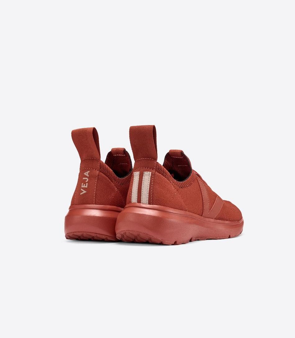 Red Veja V-knit Rick Owens Full Rust Outlet Adults | NZCIF88658