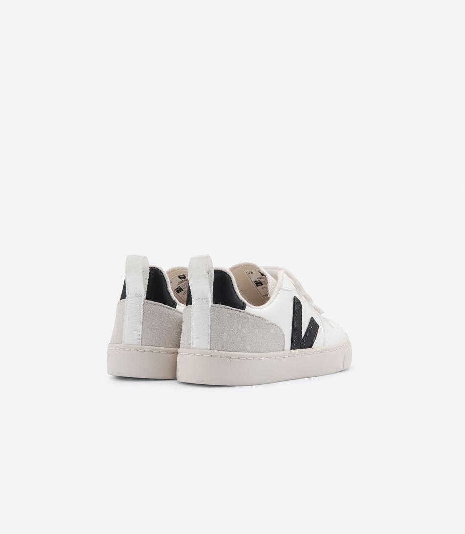 White Black Veja Cwl Kids\' V-10 | FNZHY54265