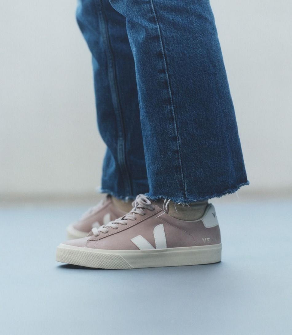 White Veja Campo Nubuck Babe Outlet Adults | NZICD24290