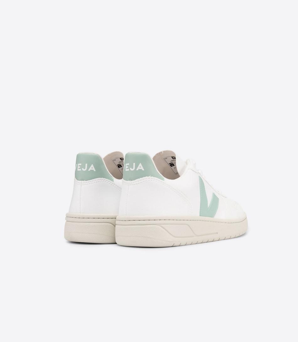 White Veja V-10 Cwl Matcha Vegan Adults | NZJKU80598