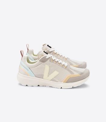 Beige Veja Condor 2 Alveomesh Natural Butter Sneakers Road Running Shoes | FNZHY78828