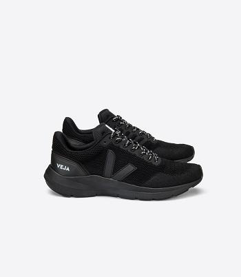 Black Veja Marlin V-knit Full Sneakers Road Running Shoes | NZXBR26520