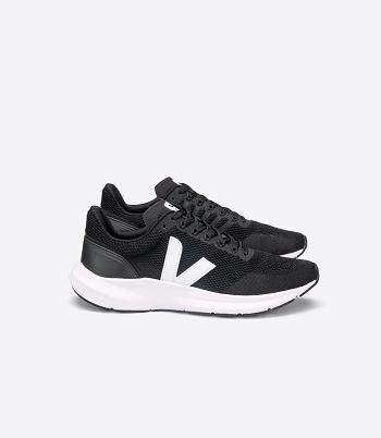 Black White Veja Marlin V-knit Sneakers Road Running Shoes | XNZBH25166