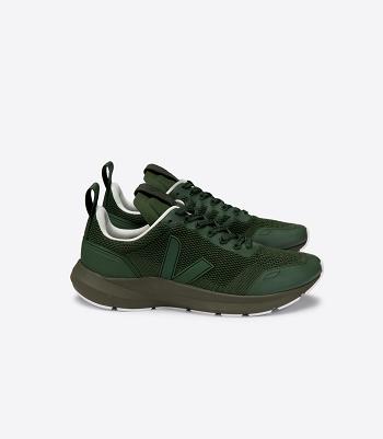 Green Veja Performance Runner V-knit Rick Owens Hunter Outlet Adults | XNZGW89731