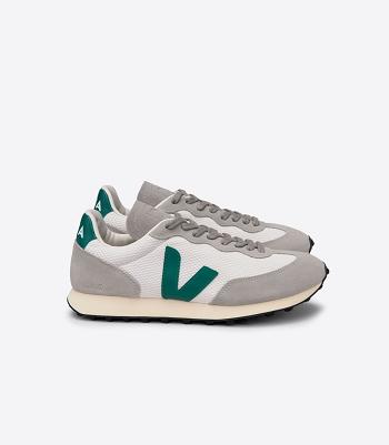 Grey Green Veja Rio Branco Alveomesh Gravel Brittany Outlet Adults | NZCIF27594