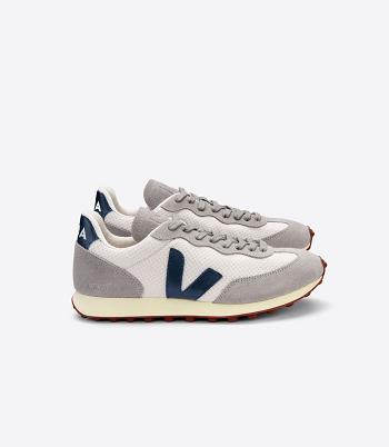 Grey Veja Rio Branco Hexamesh Gravel Nautico Oxford Outlet Adults | NZZPD26290