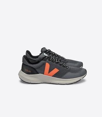 Orange Veja Marlin Lt V-knit Storm Fluo Sneakers Road Running Shoes | YNZVQ30073