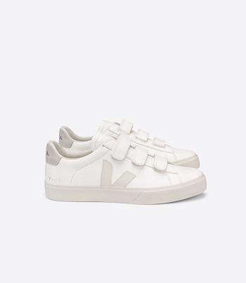 White Beige Veja Recife Chromefree Leather Pierre Natural Outlet Adults | ANZDF13574