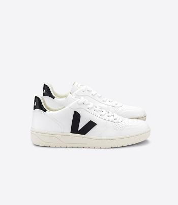 White Black Veja V-10 Cwl Vegan Adults | DNZKV96906