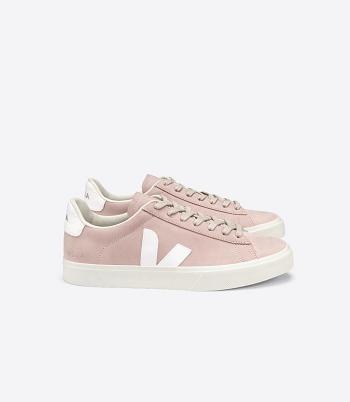 White Veja Campo Nubuck Babe Outlet Adults | NZICD24290