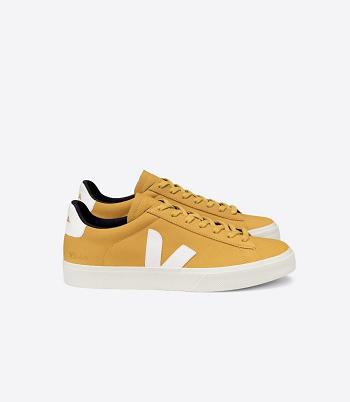 White Veja Campo Nubuck Moutarde Outlet Adults | PNZER98951