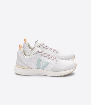 White Veja Impala Engineered-mesh Eggshell Menthol Vegan Adults | ENZVG99683