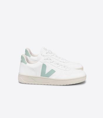 White Veja V-10 Cwl Matcha Vegan Adults | NZJKU80598